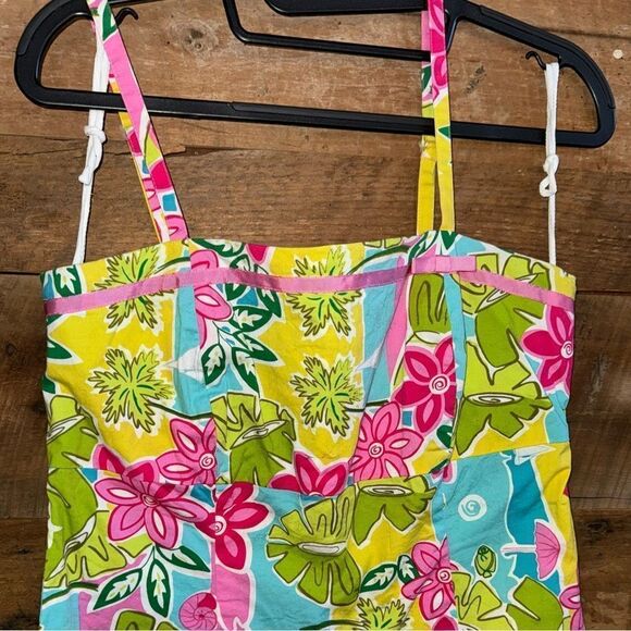 Courtenay floral/seashore adj spaghetti strap summer dress - Picture 2 of 13